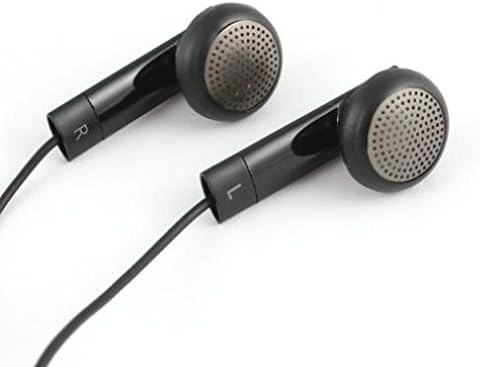 אוזניות 3.5 ממ אוזניות נטולות ידיים מיקרופון אוזניות אוזניות כפולות סטריאו קווי [שחור] עבור T-Mobile